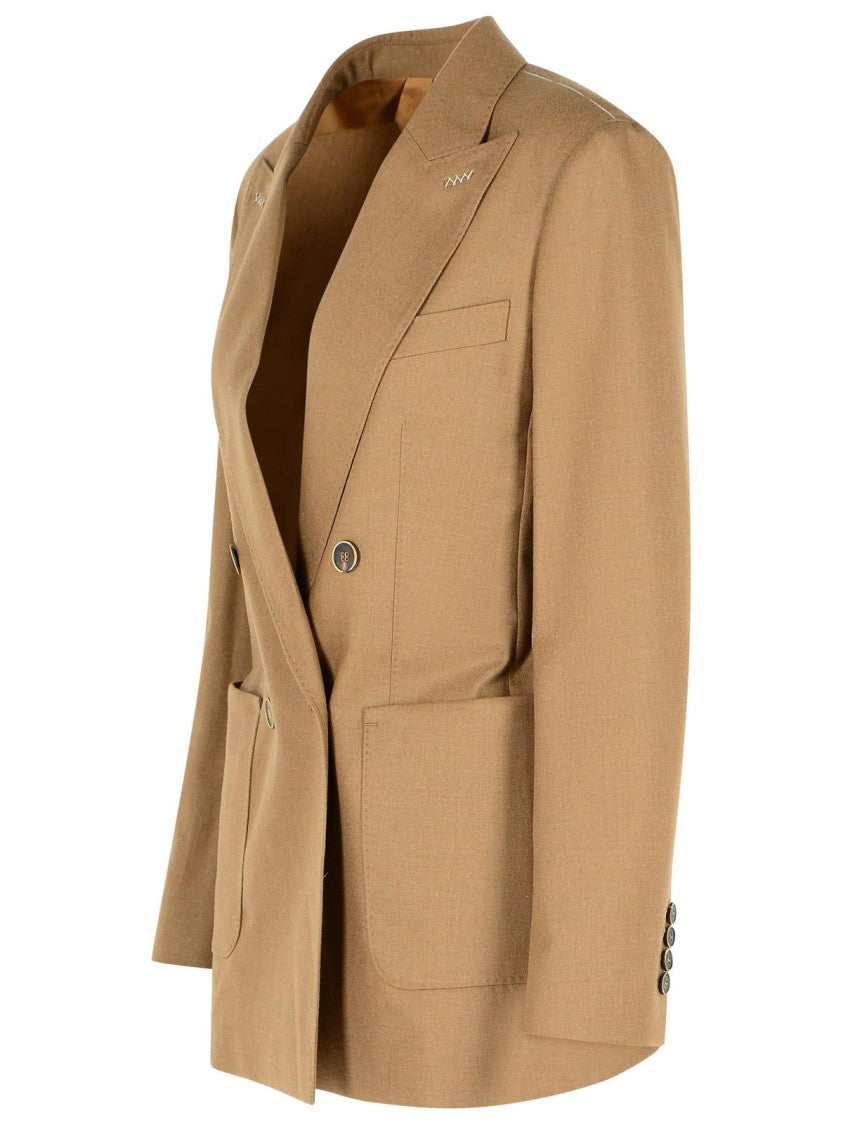 Max Mara Brown Cashmere Blazer