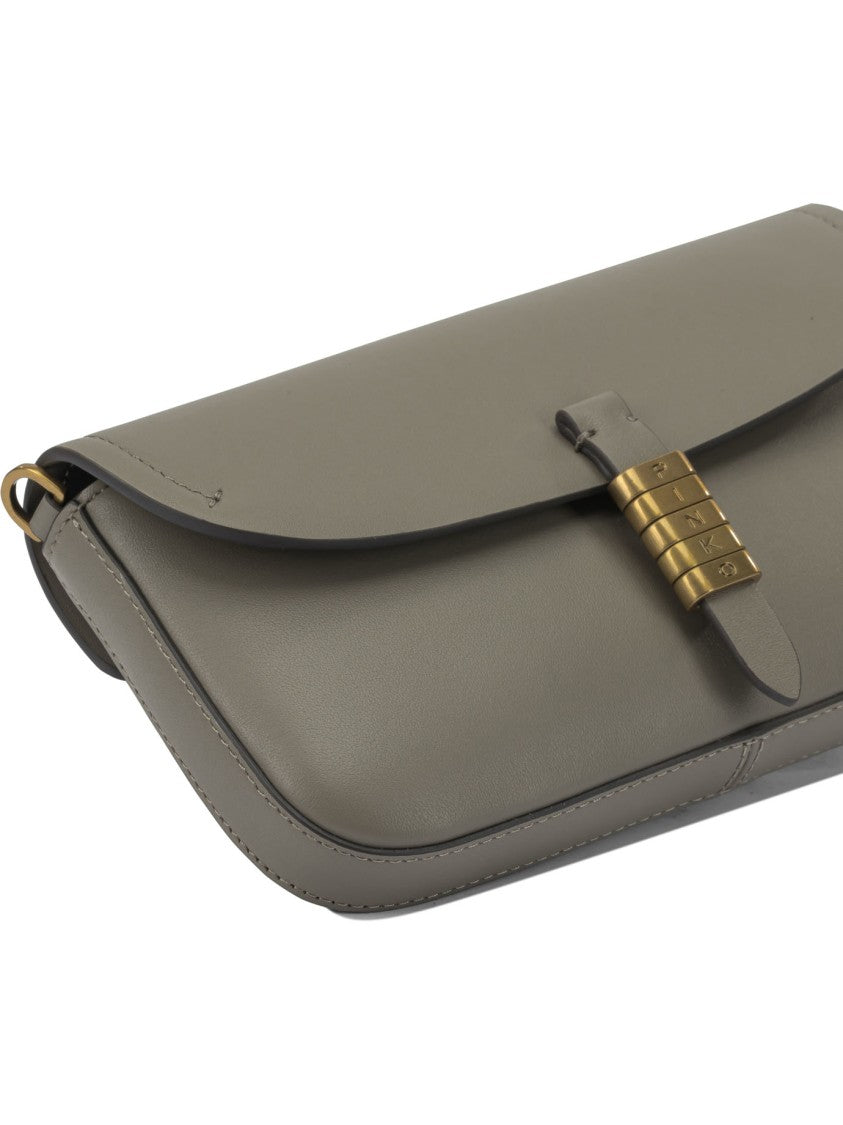 Pinko Leather Crossbody Bag