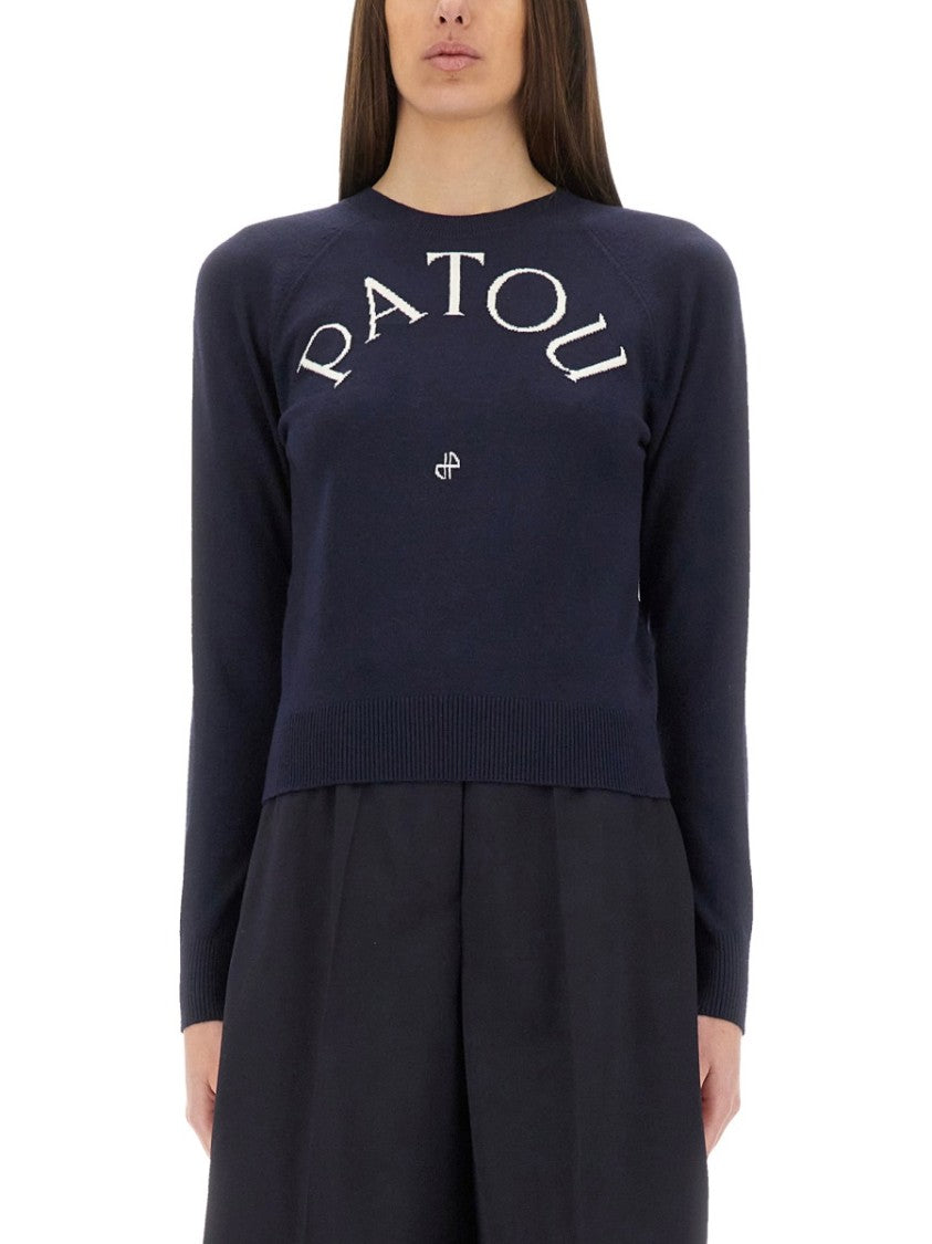 Patou Fitted Black Jersey With Round Neckline