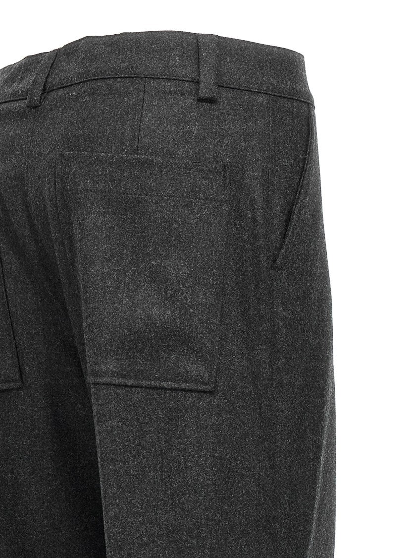 P.A.R.O.S.H. Wool And Cashmere Blend Cargo Pants