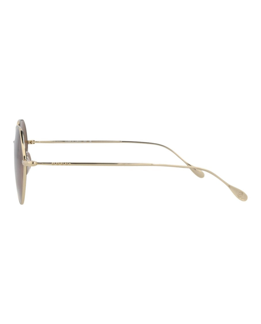 Gucci Square-Frame Metal Sunglasses With Handcrafted Details