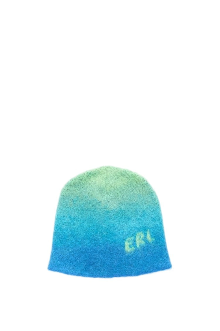 Erl Gradient Beanie With Fluffy Knit