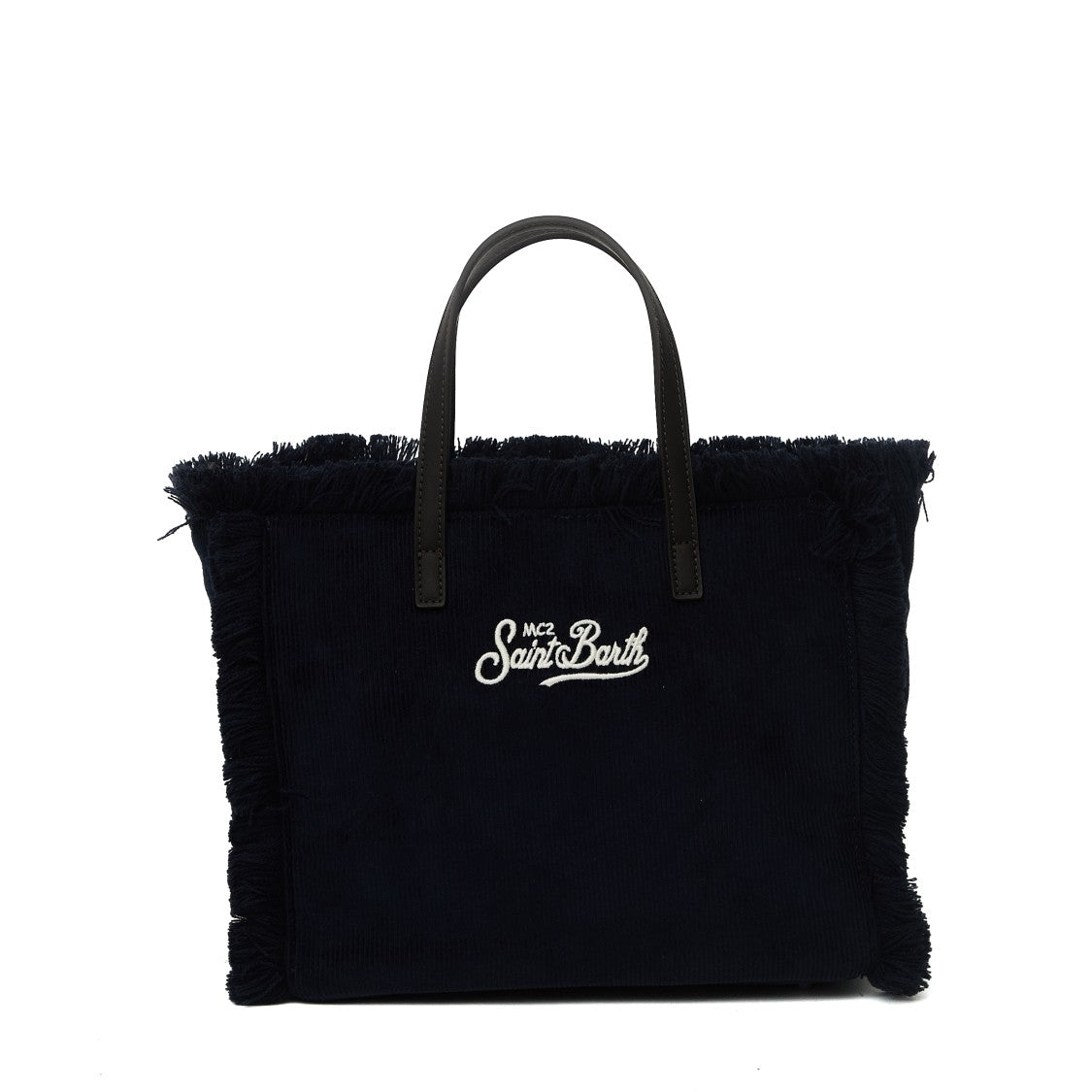 Mc2 Saint Barth Blu Colette Corduroy Handbag