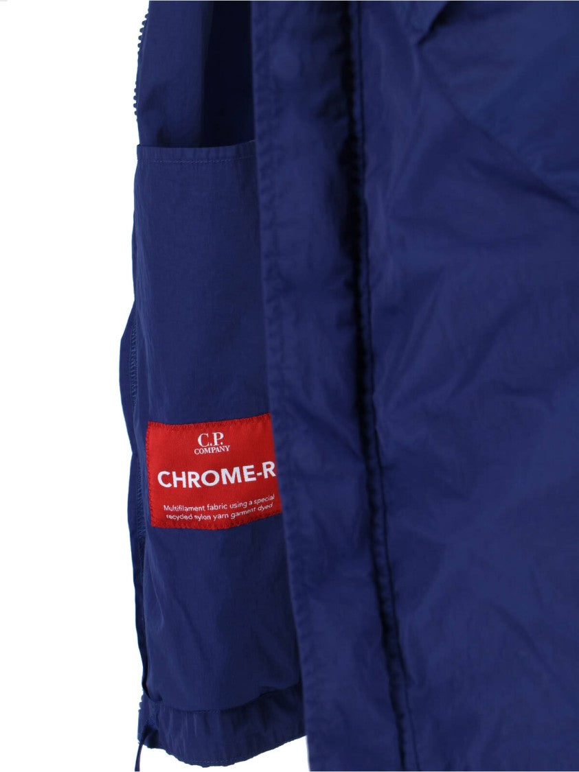 C.P. Company Men's Classic Zip-Up Jacket With Structured Fit And Ribbed Details