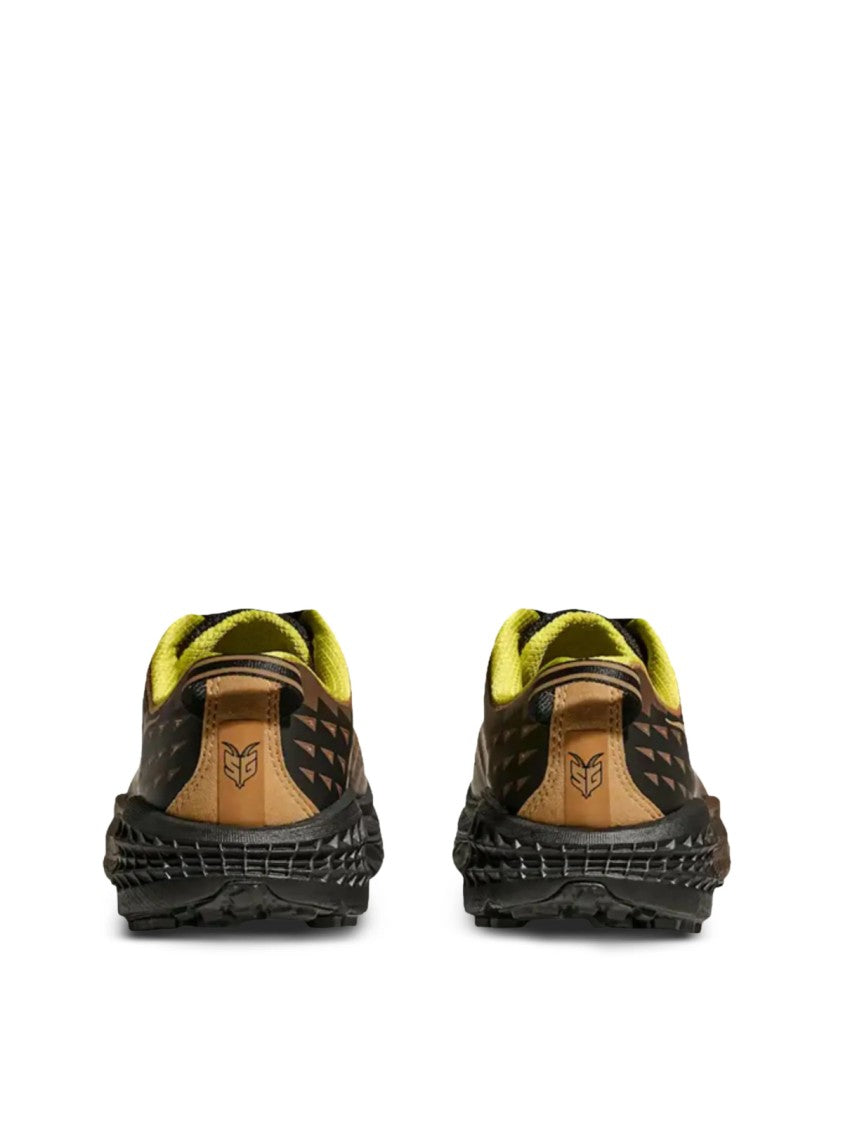 Hoka Dark Chocolate Speedgoat 2 Textile Rugged Sneakers
