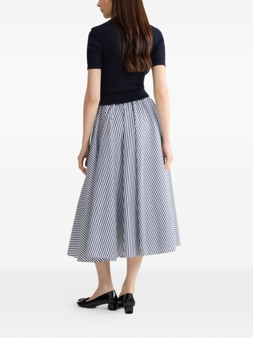 Patou Silk And Nylon Blend Crew Neck Sweater
