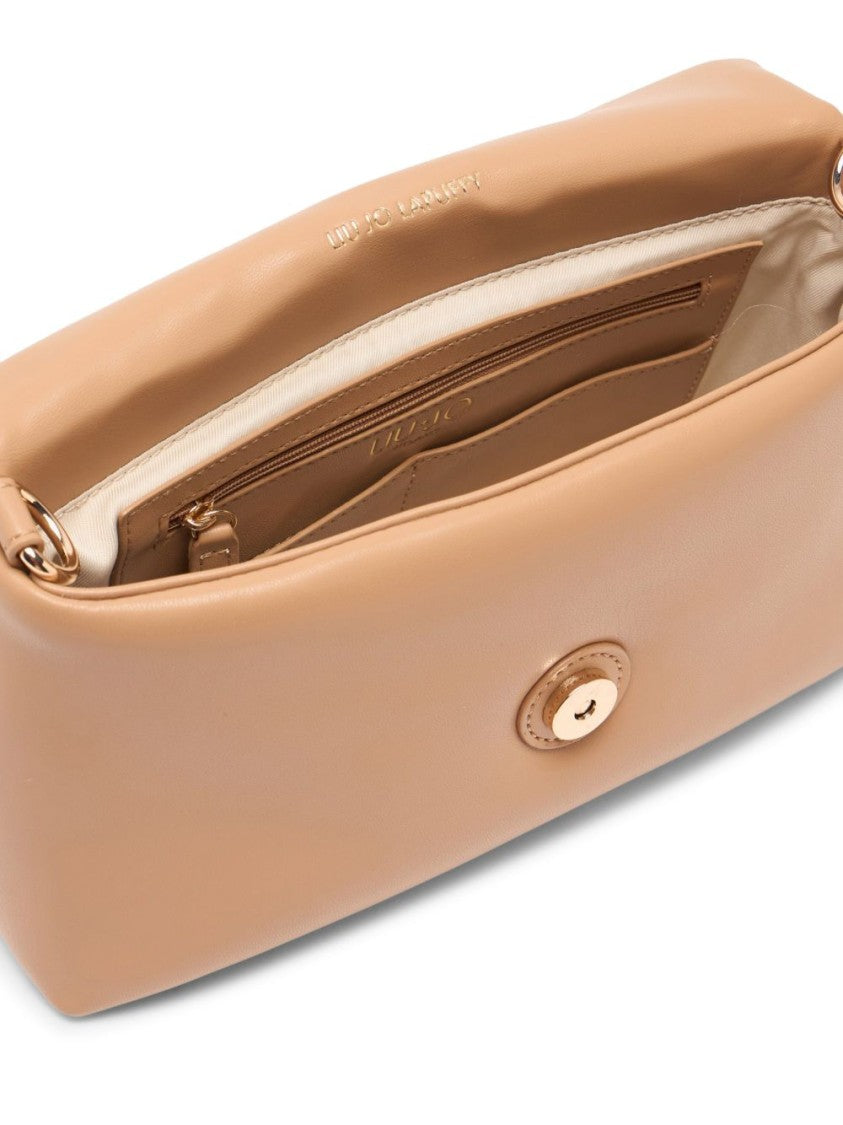 Liu Jo Light Brown Nappa Effect Utility Bag