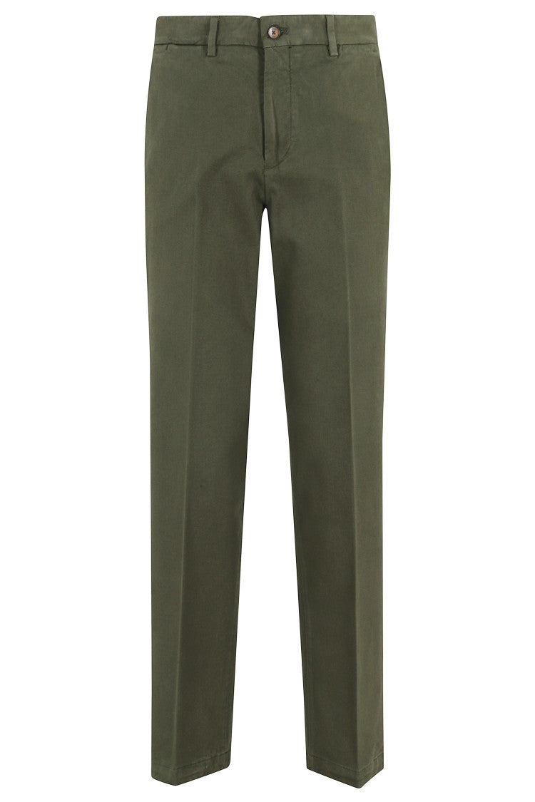 Briglia Tailored Slim Fit Pants In Soft Modal Blend