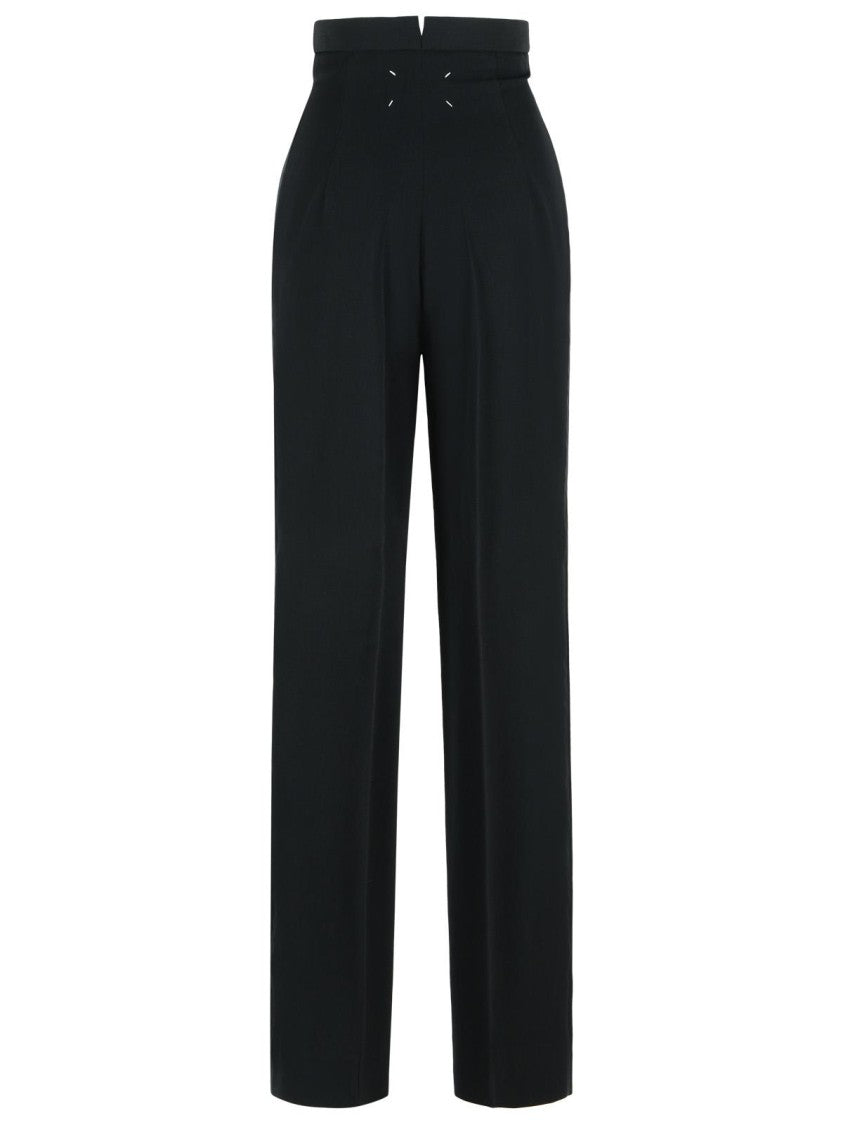 Maison Margiela Black Wool Pants