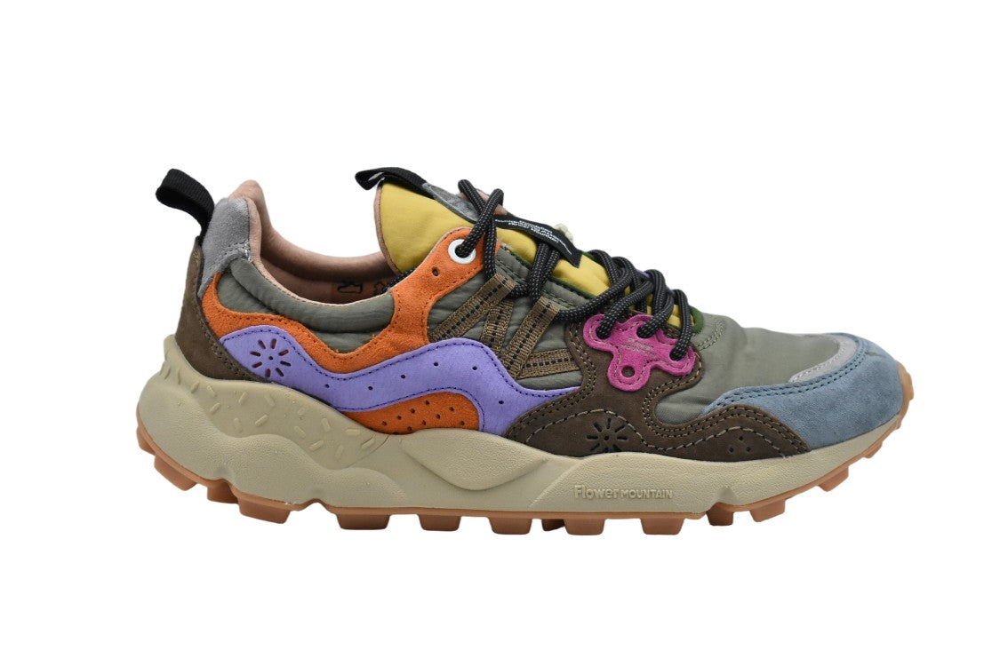 Flower Mountain Khaki-Multi Low Shoes