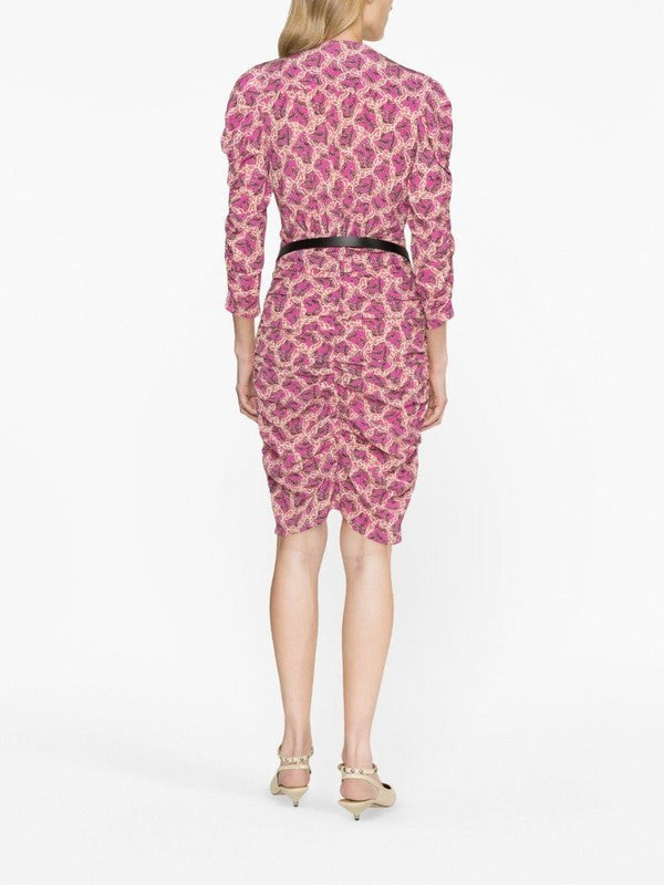 Isabel Marant Celina Graphic-Print Dress
