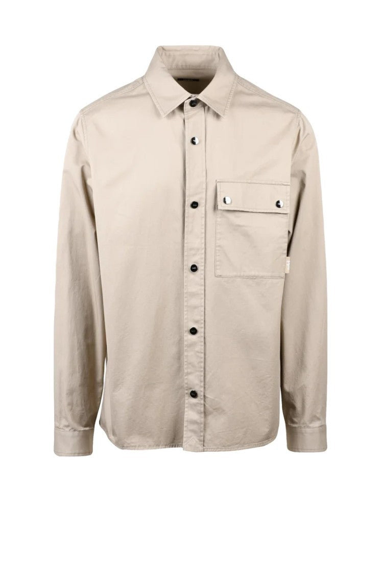Add Straight Shirt - Beige