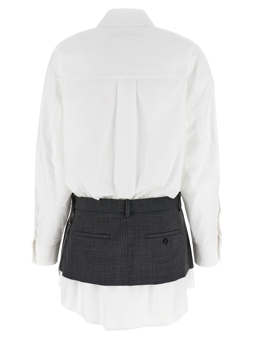 Alexander Wang 'Pre-Styled Shirt Dress W Chain' Dress