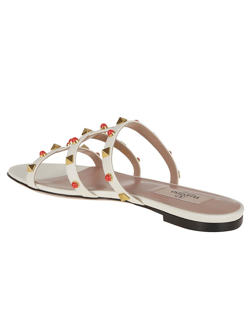 Valentino Rockstud T. 05 Slide Sandals