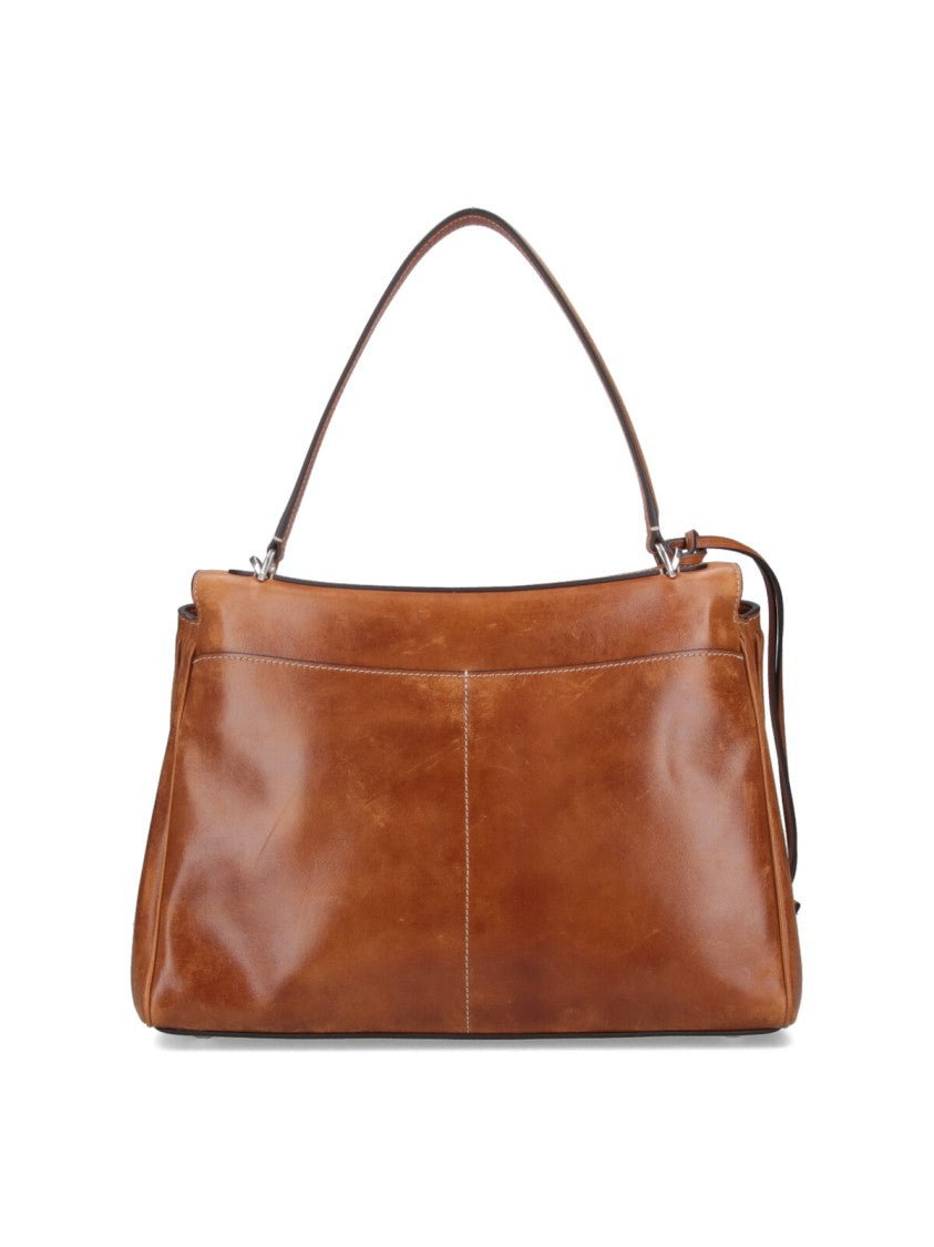 Balenciaga Brown Rodeo Medium Top Handle Bag