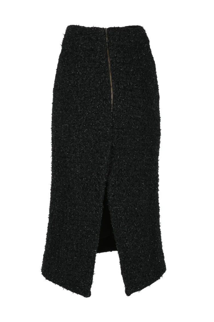 Balenciaga Bouclé Skirt - Black