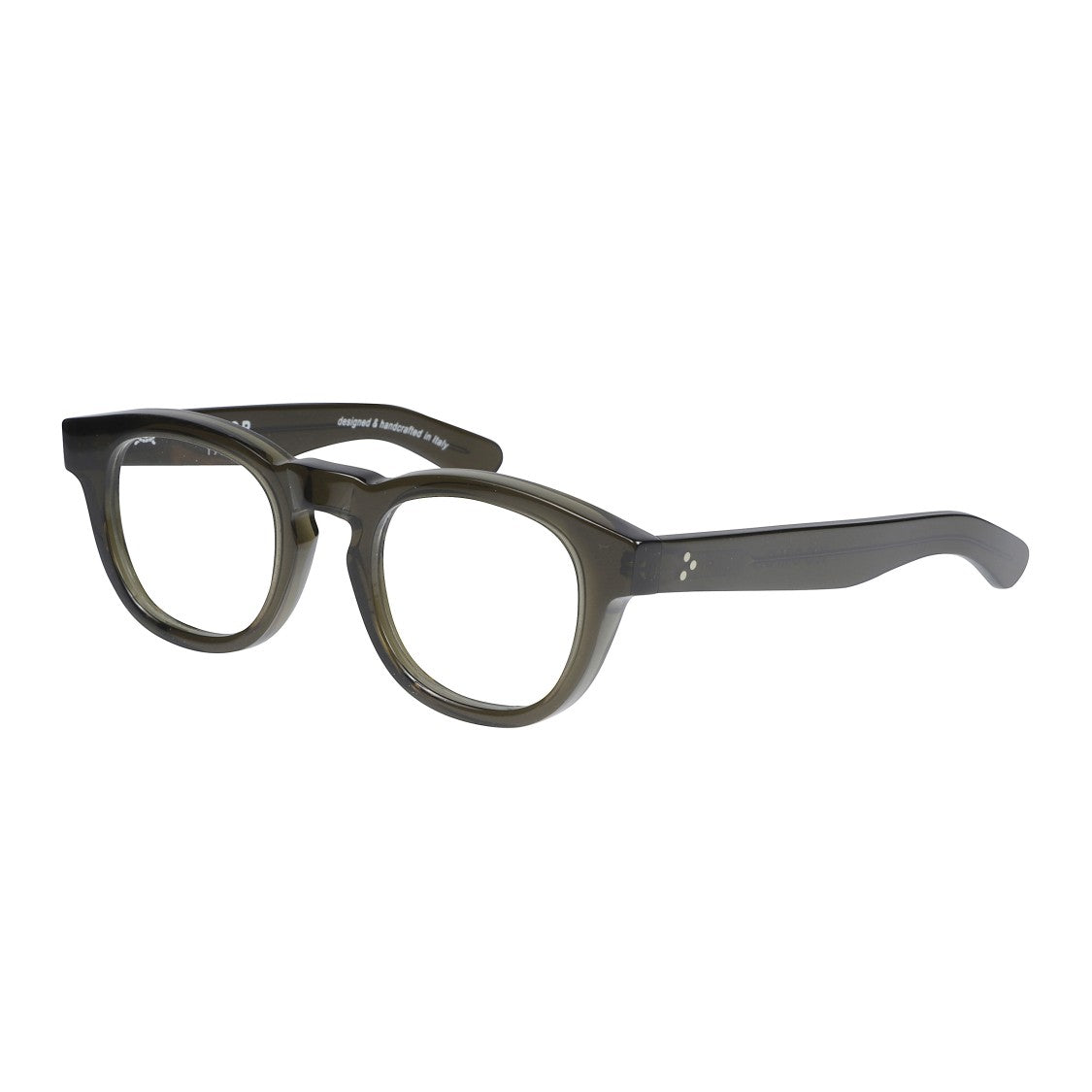 Kador Kosmo/N Translucent Smoky Gray Eyeglasses With Keyhole Bridge