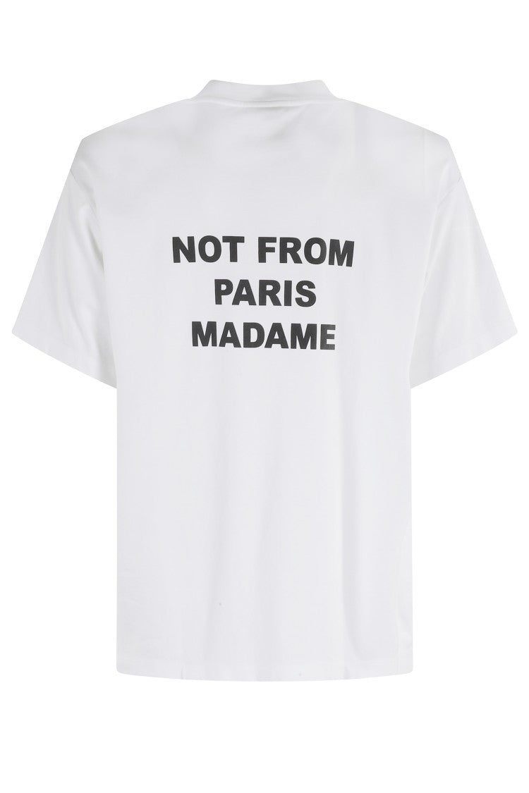 Drôle De Monsieur Short-Sleeve T-Shirt With Bold Slogan