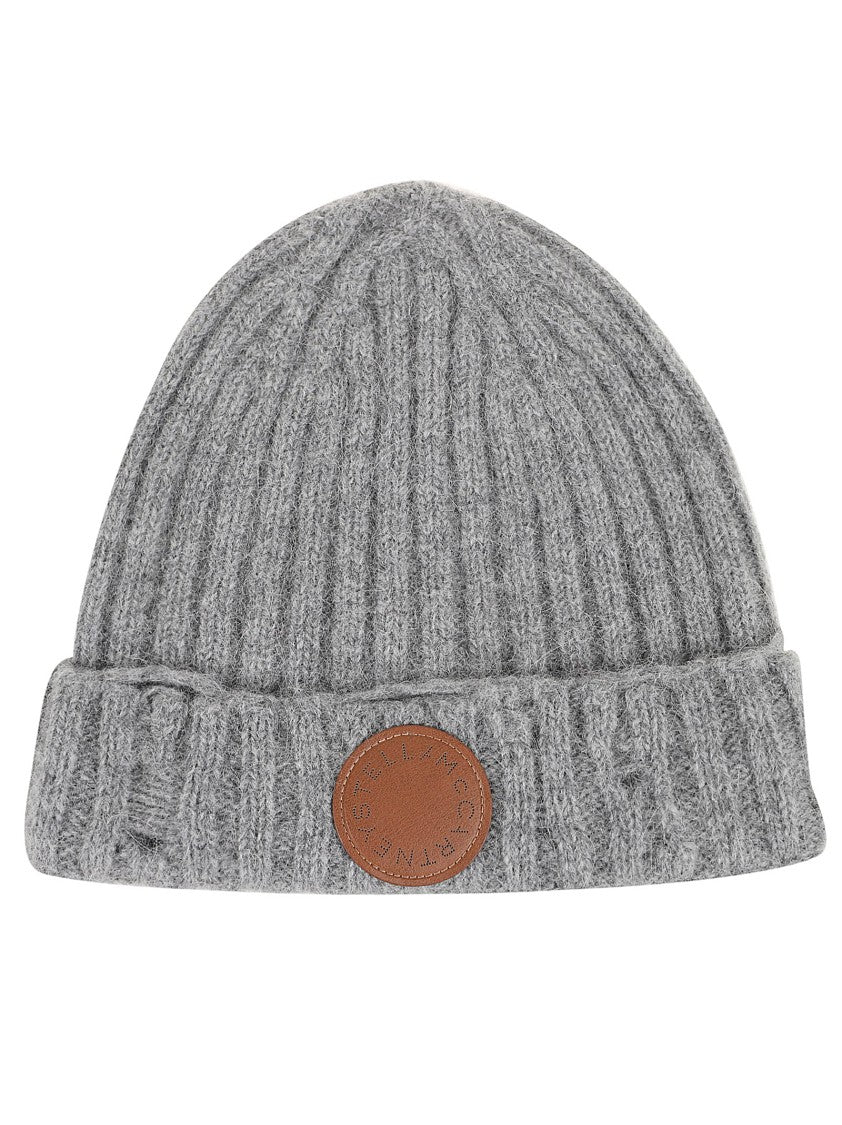 Stella Mccartney Distressed Alpaca Beanie