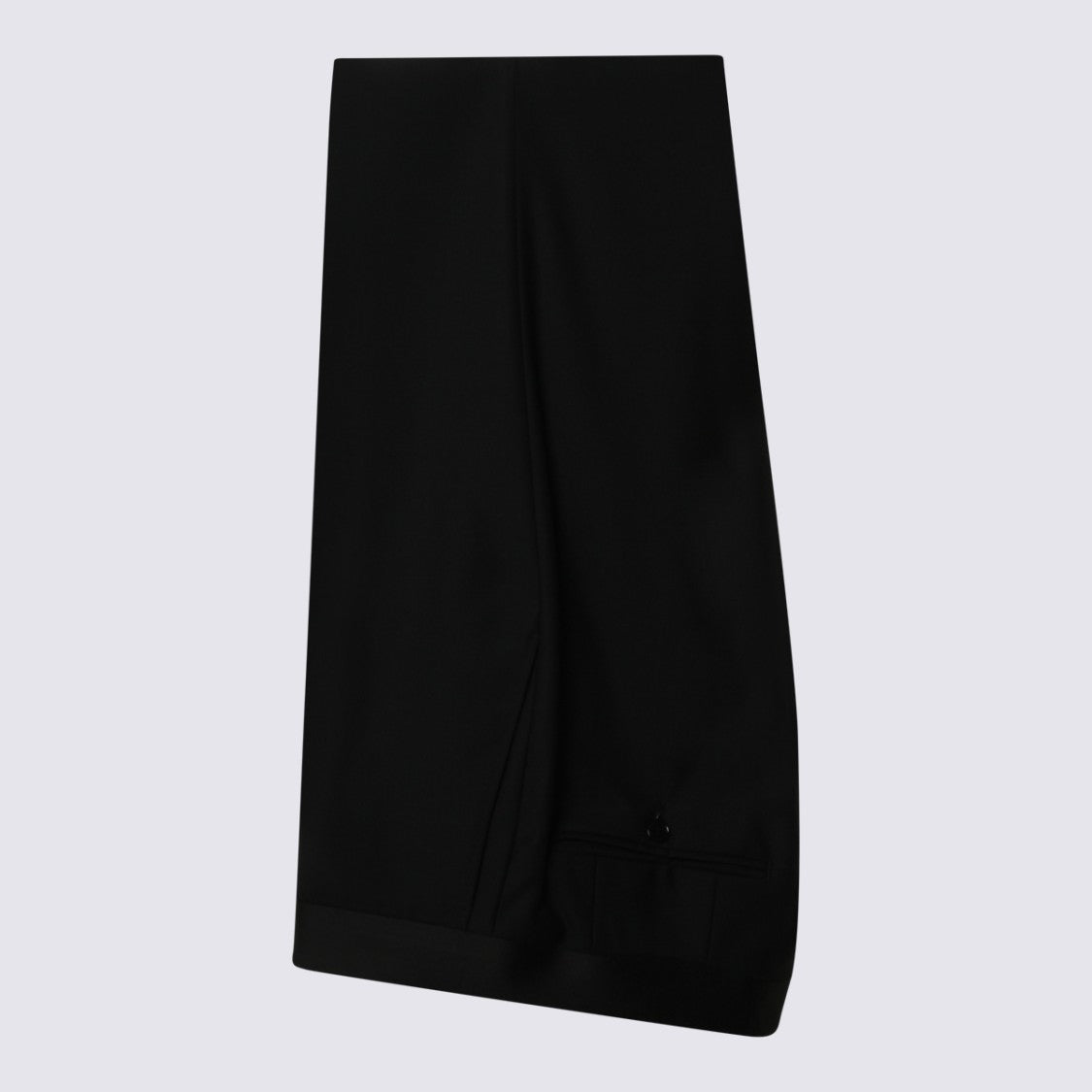 Canali Double-Breasted Black Blazer With Peak Lapels