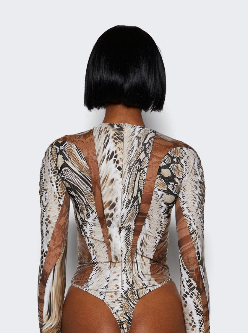 Mugler Illusion Bodysuit