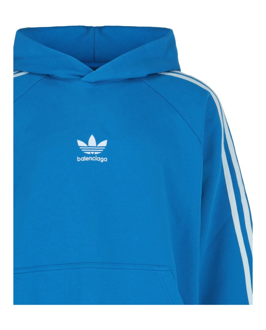 Balenciaga Blue Oversized Hoodie