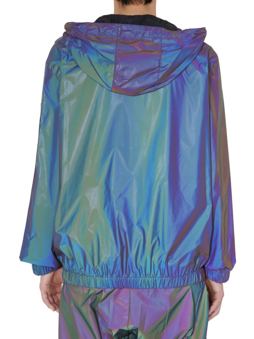 Marcelo Burlon Reflective Iridescent Wind Jacket