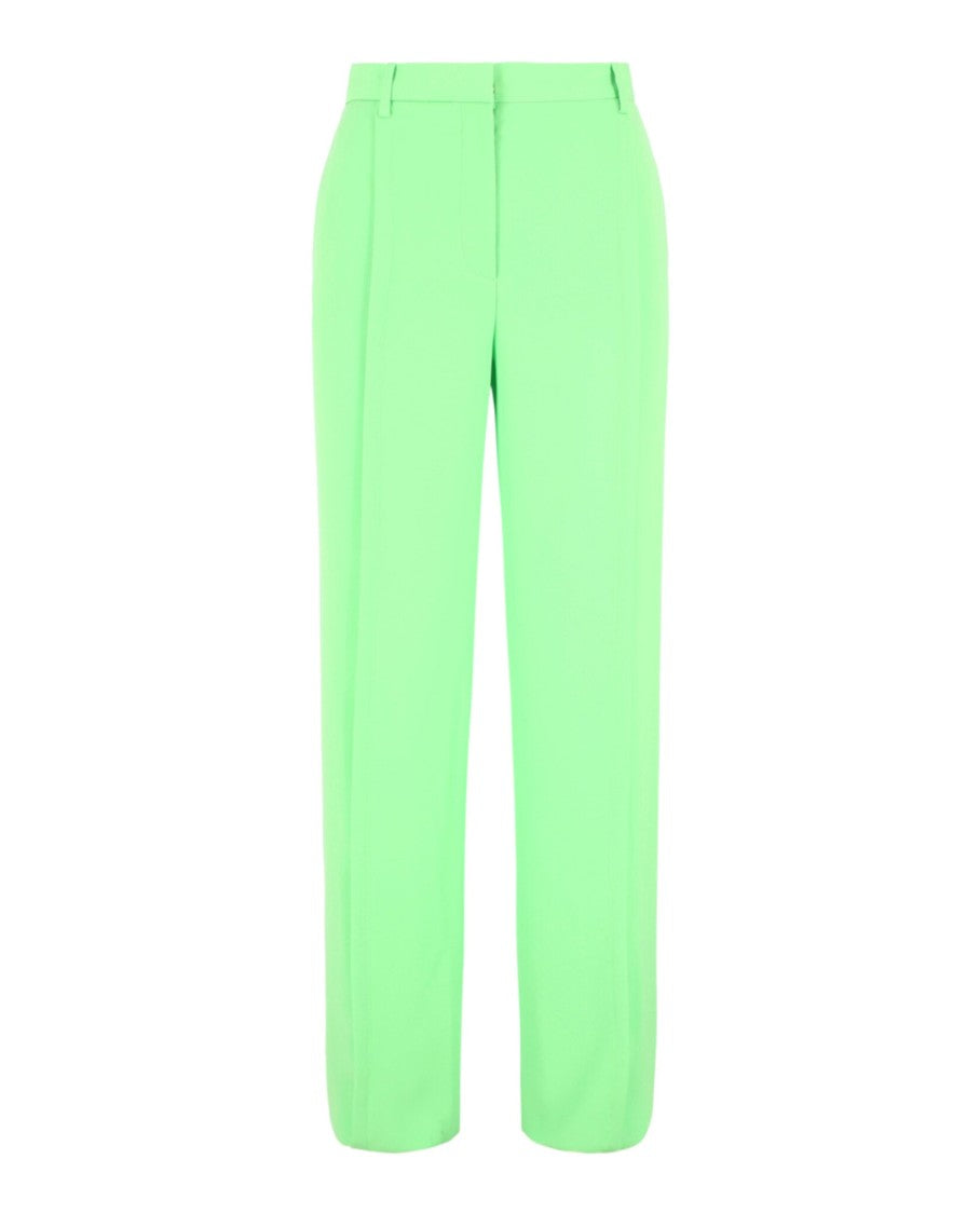 Versace Pleated Wide Leg Pants