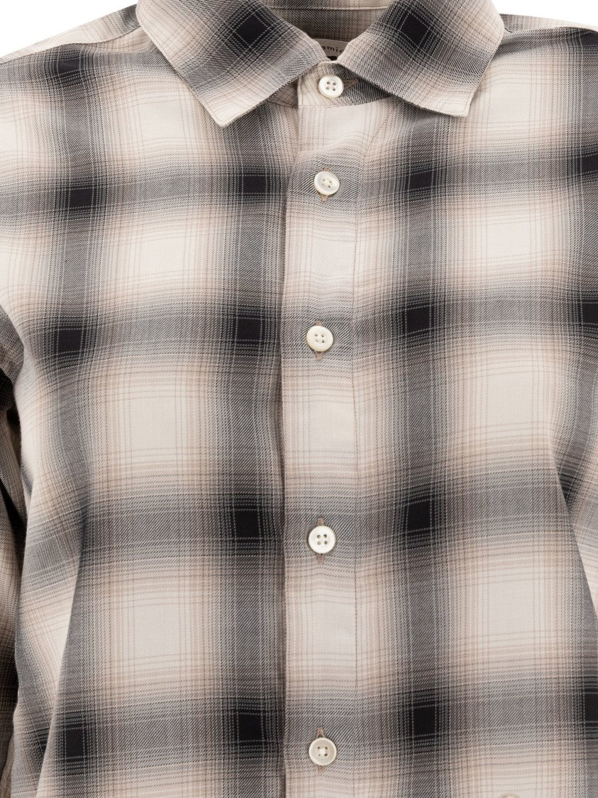 Nanamica Soft Blurred Plaid Classic Fit Shirt