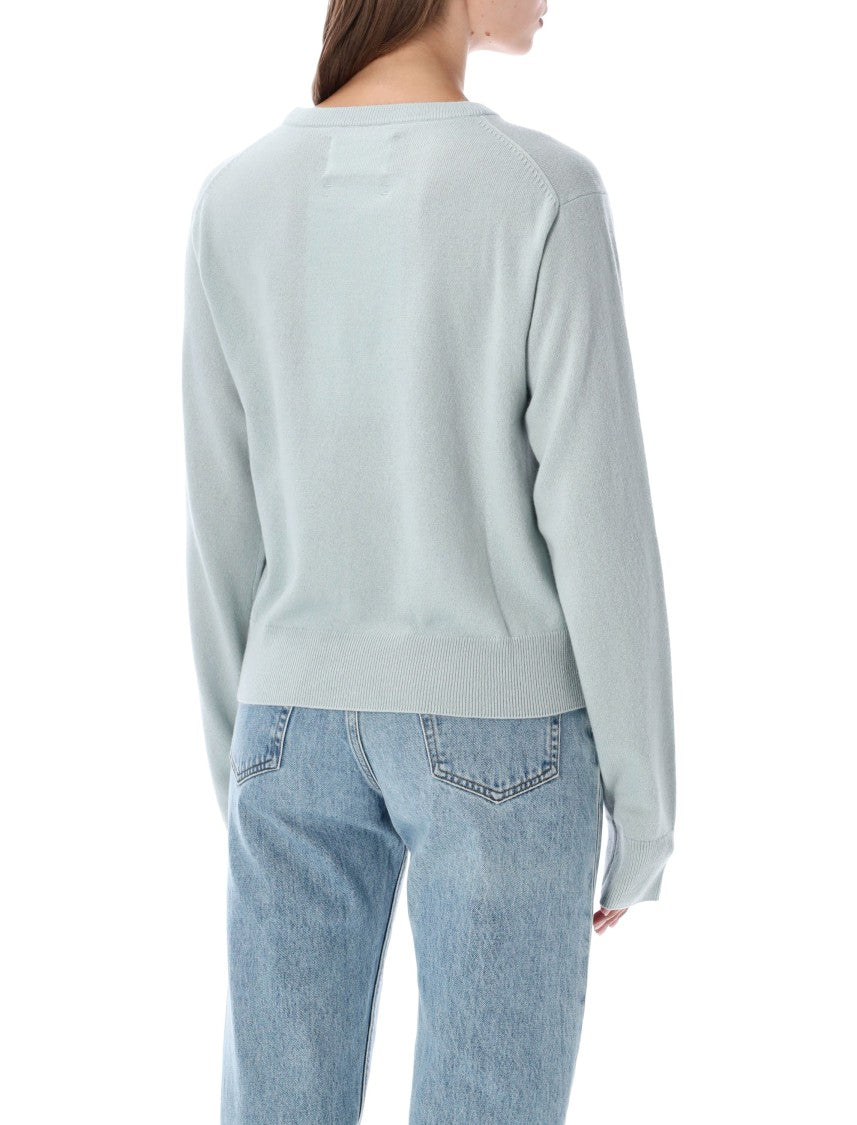 Extreme Cashmere March Lightweight Ribbed Cashmere Crewneck Sweater