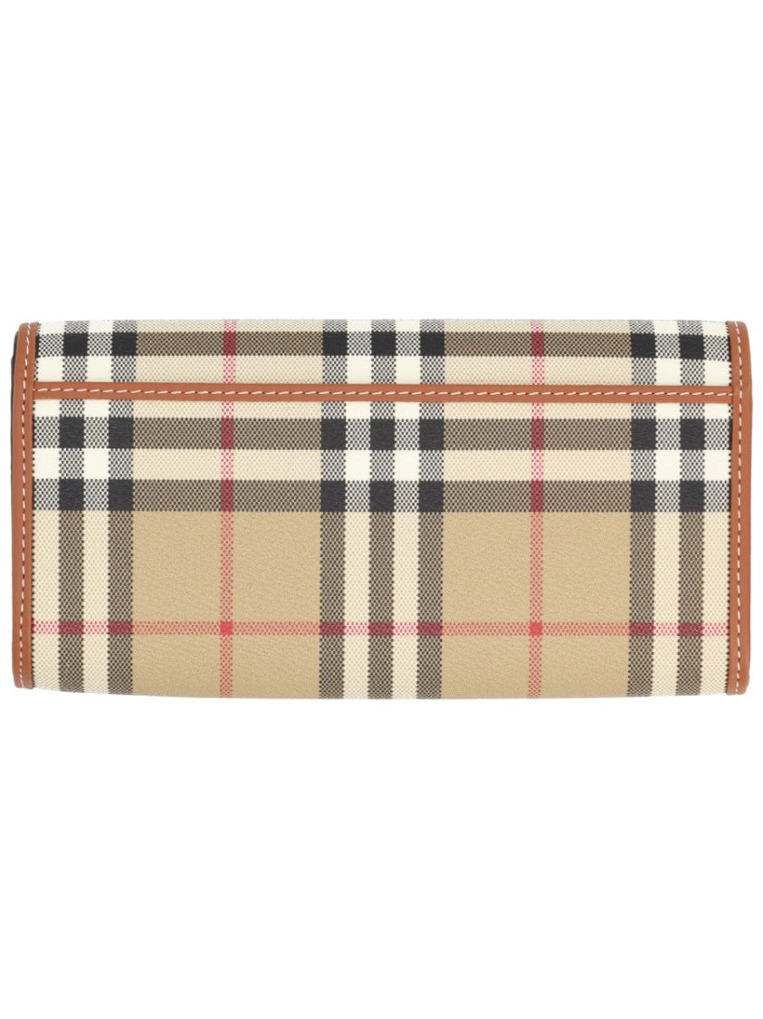 Burberry Continental Check Rectangular Wallet