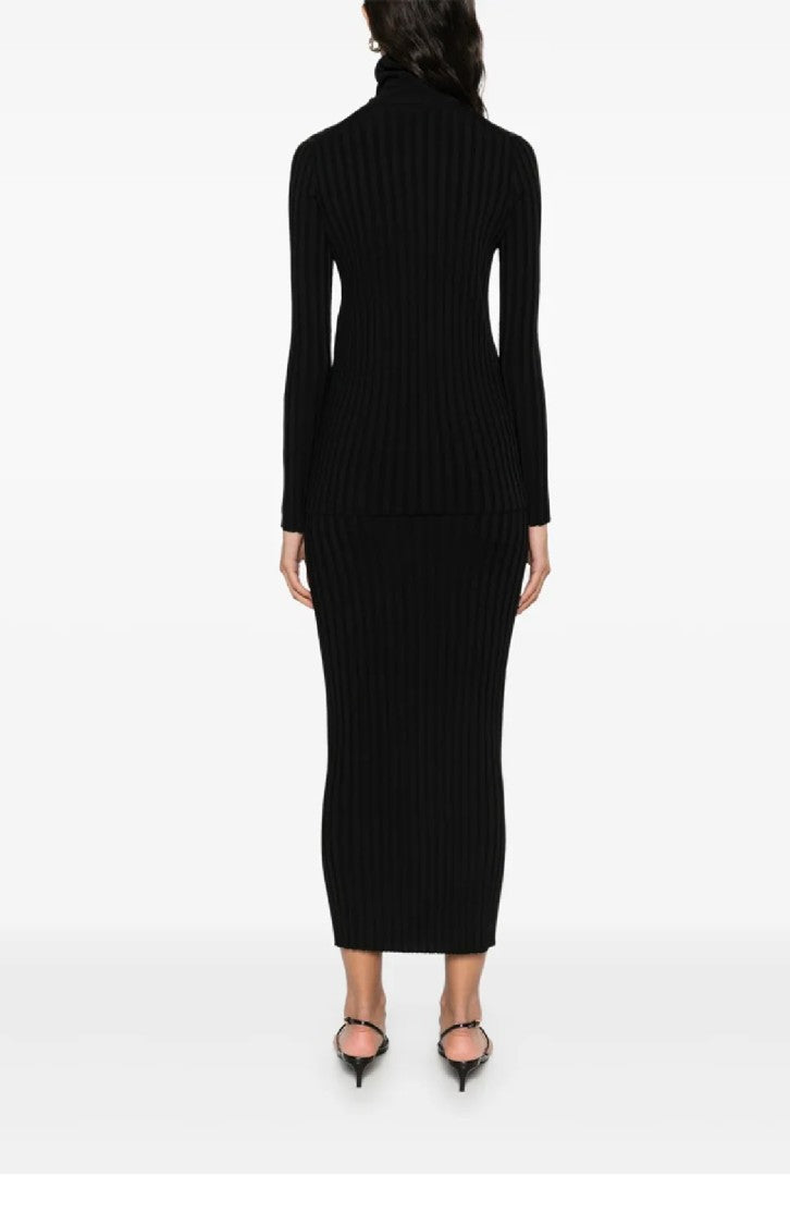 Fabiana Filippi Ribbed Fitted Top With Button-Down Front