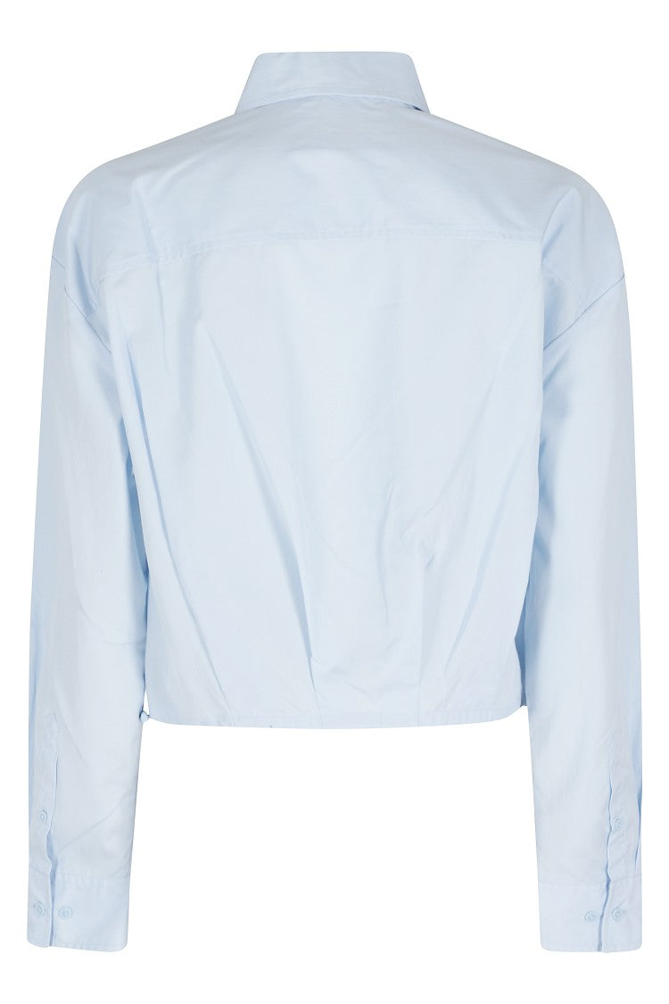 Rag & Bone Heavenly Andy Drawstring-Waist Cotton Shirt