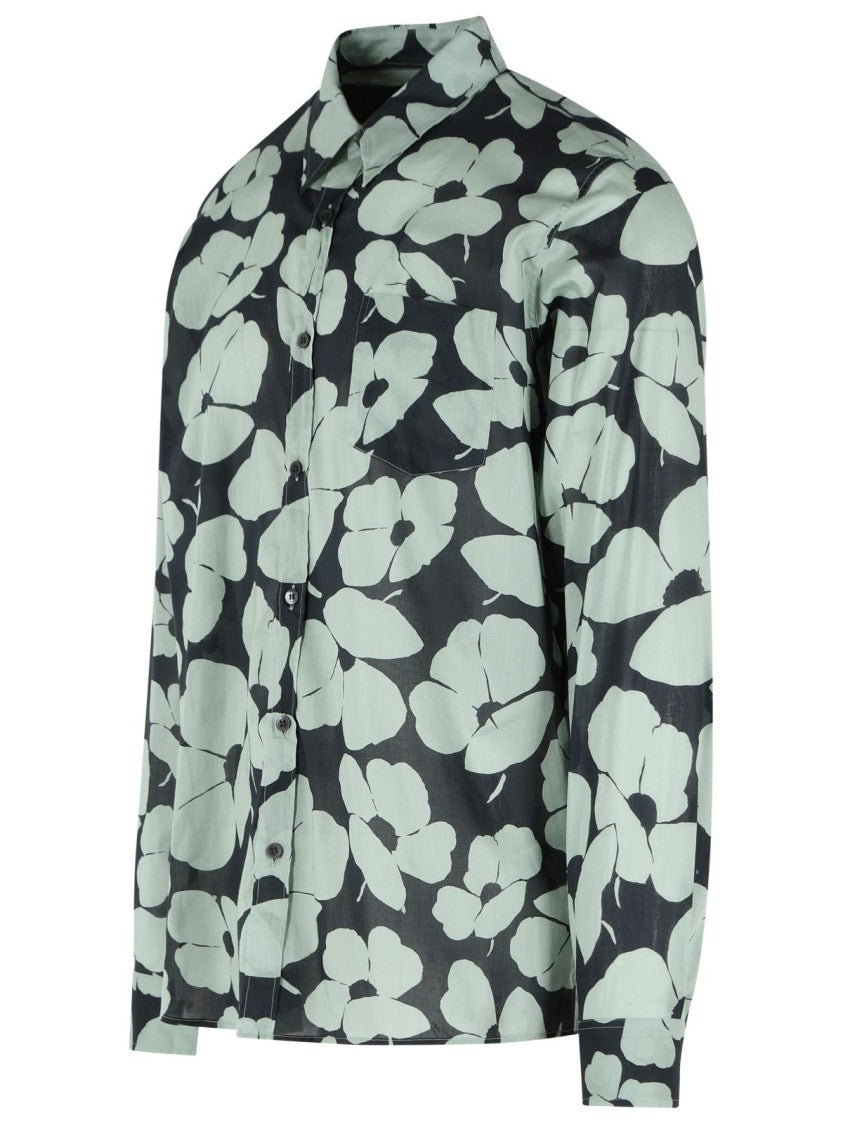 Dries Van Noten 'Corbino' Black Cotton Shirt