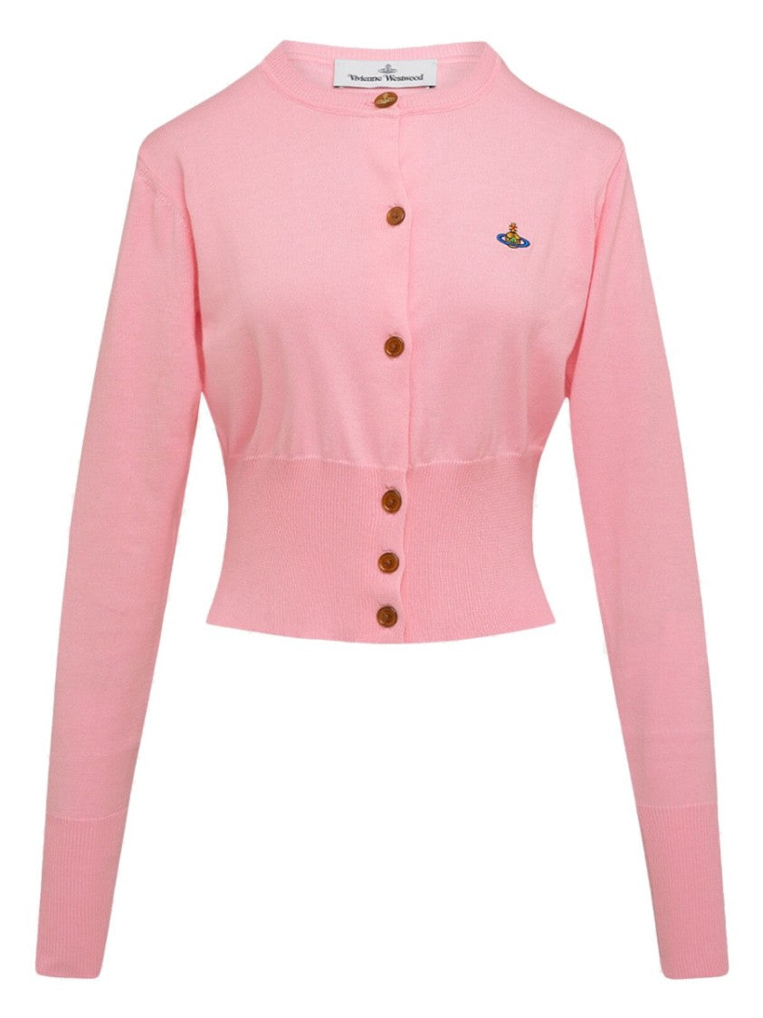 Vivienne Westwood Bea Wool-Silk Cropped Cardigan