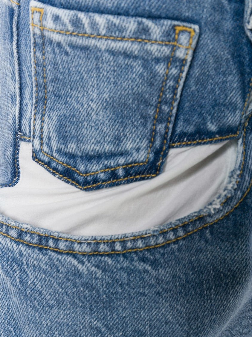 Maison Margiela Stone Wash Low-Waist Straight-Leg Denim Jeans