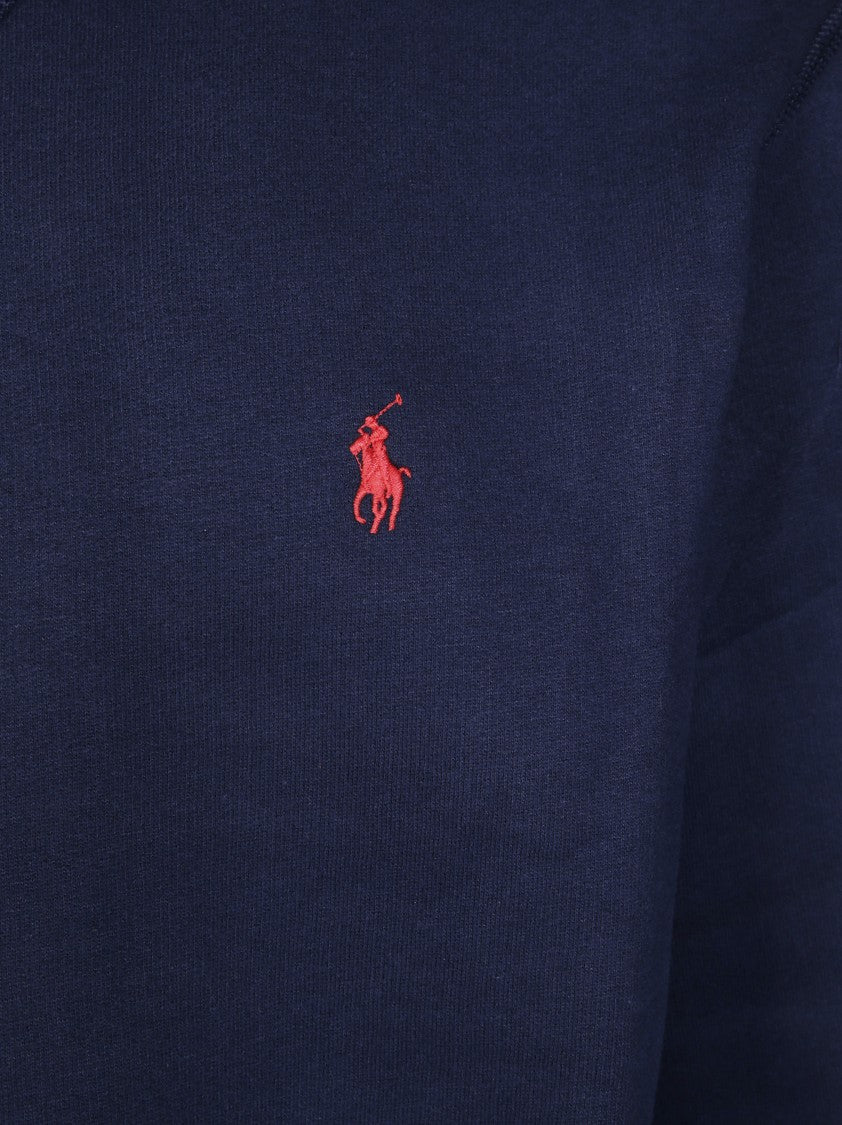 Polo Ralph Lauren Crewneck Sweatshirt With Embroidered Logo Detail