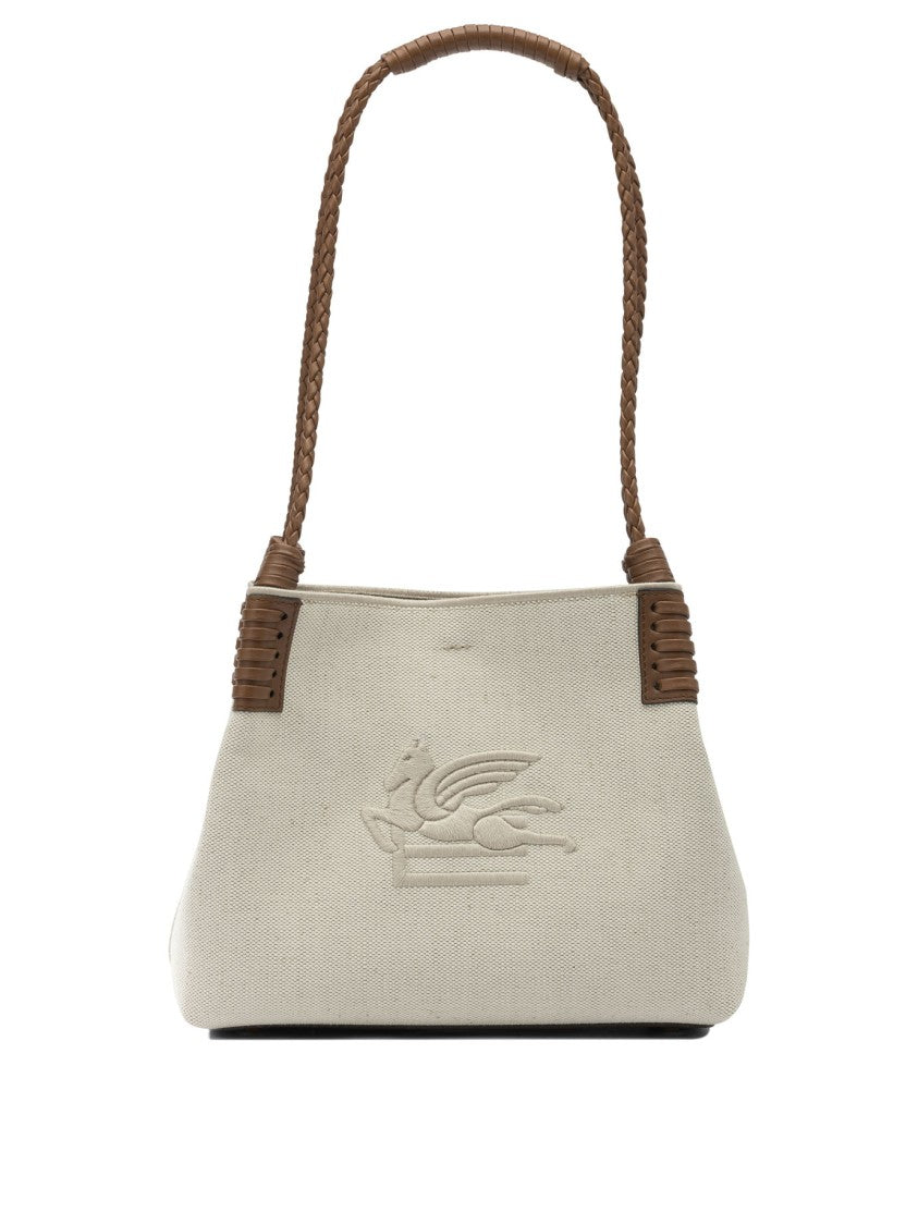 Etro Textured Cotton Small 'Libra' Shoulder Bag