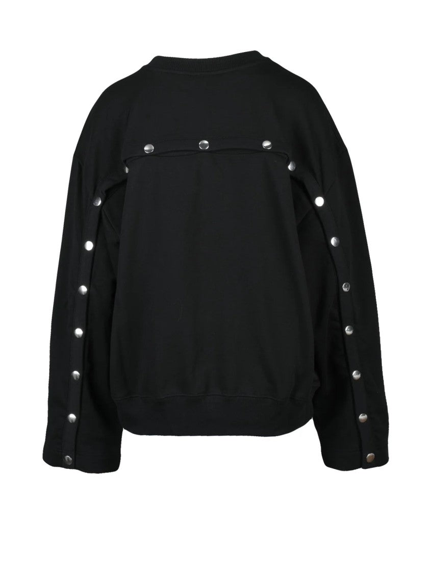Dries Van Noten Black Oversized Cotton Sweatshirt