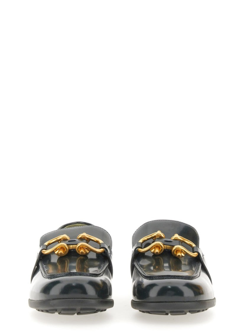 Bottega Veneta Inkwell Moccasin With Rubber Sole And Minimalistic Design