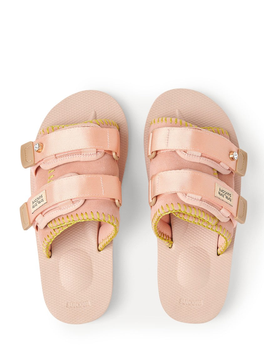 Forte Forte Crossed Strap Sandals With Padded Texture