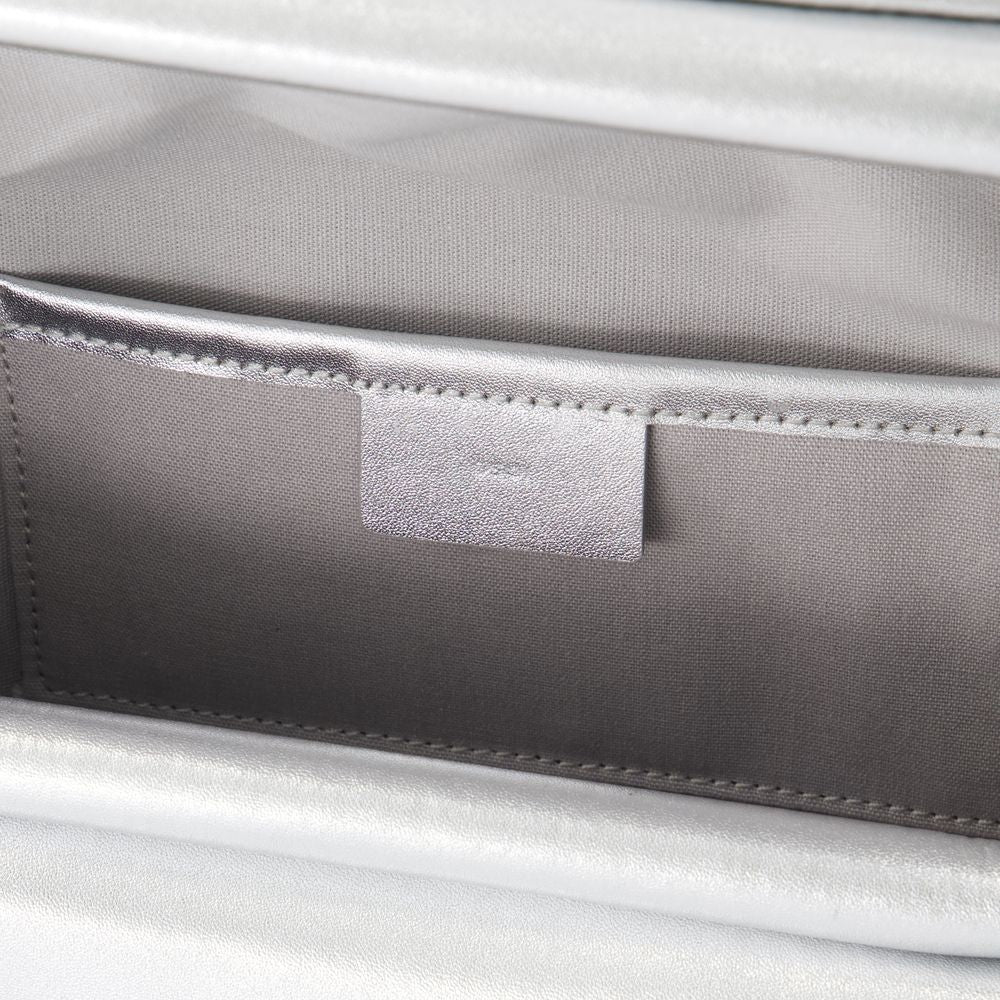 Osoi Folder Brot Shoulder Bag - Leather - Silver