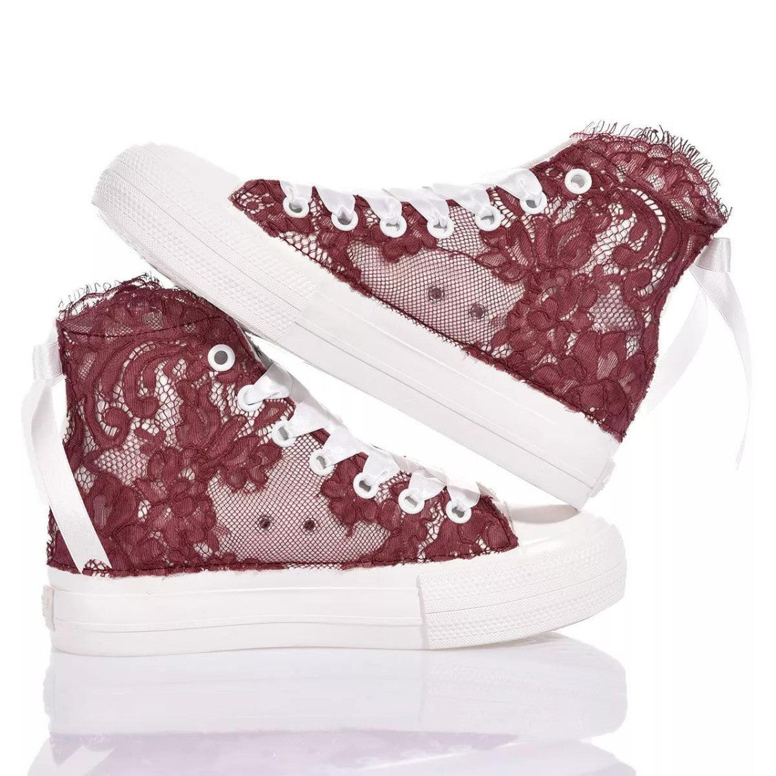 Mimanera Airlines Platform Red Amabel Sneakers