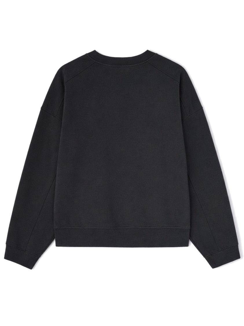 Ganni Black Islands Playful Cartoon Sweatshirt