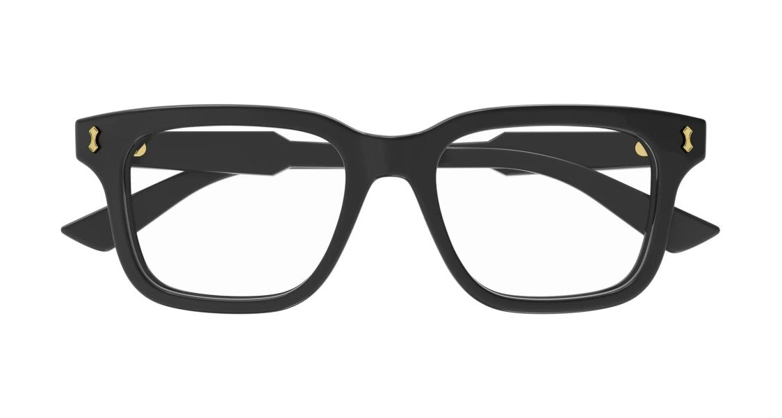 Gucci Eyeglasses Gg1265o 001 Black Black Transparent 52/19/145