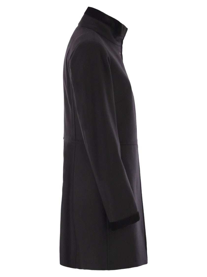 Fay Virginia Coat In Wool Cloth