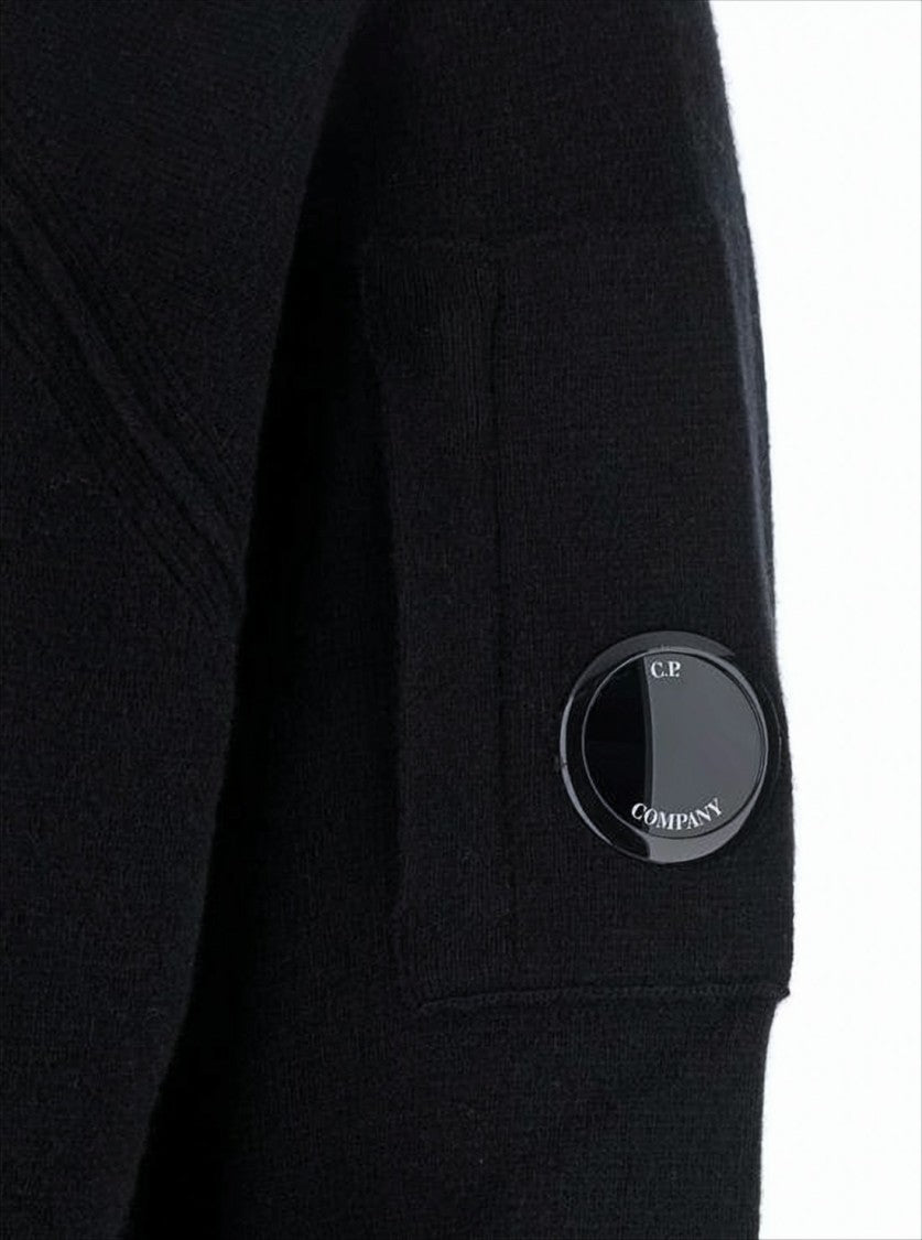 C.P. Company Zip-Up Hoodie With Minimalist Design