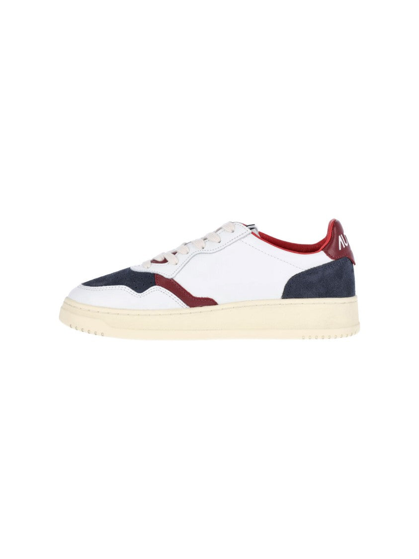Autry Multicolor Medalist Low Calfskin Sneakers
