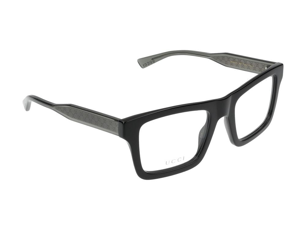 Gucci Eyeglasses Gg2070o 001 Black Grey Transparen 53/21/145