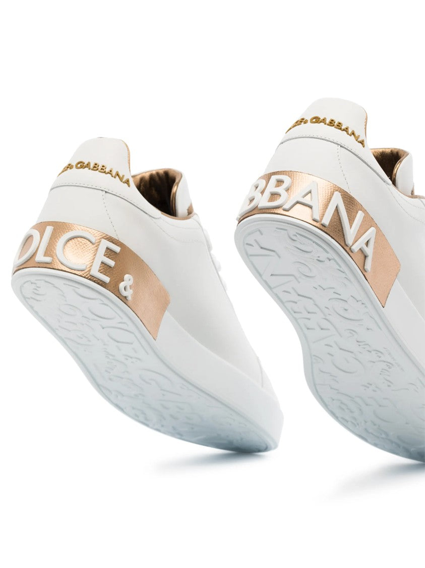 Dolce & Gabbana Portofino Calf Leather Sneakers
